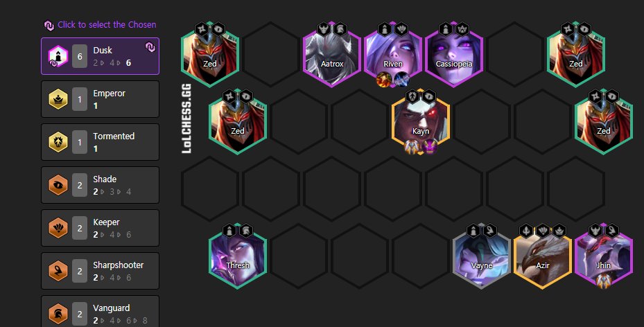 Kien Lam on X: Here's 2 more TFT builds to get you through the weekend and  to the next patch: 1. Brawler/Slingers 2. Knight/Elementalist Both came to  prominence to help deal with