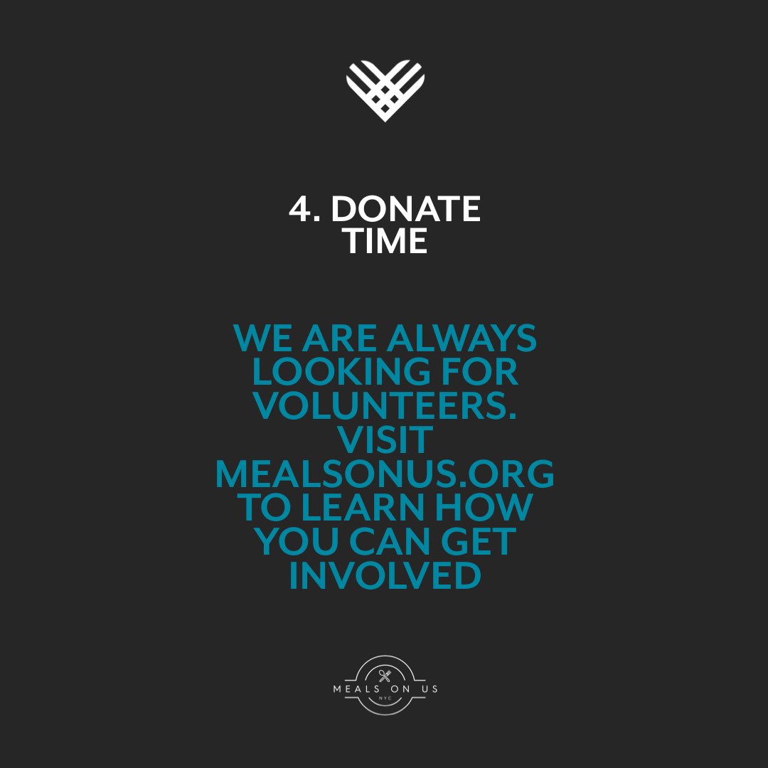 MealsonUs's tweet photo. #GivingTuesday is Tomorrow, December 1st. Here are 4 more ways you can help your community with or without donating any money. 

-Donate food to our holiday food drive 
-Donate to our GoFundMe page 
-Follow Us &amp; Share
-Donate your time https://t.co/2F0ZBVWe84