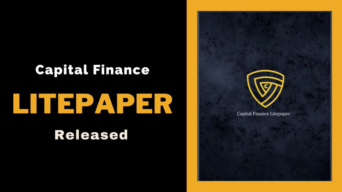 Capital_Defi's tweet photo. We are thrilled to announce that Capital Finance Litepaper is finally released!!

Know more about how Capital Finance will bring a revolution in world with blockchain technology from 👇👇

🔗https://t.co/ouB3uyHYm9

Capital Finance Team!
#DeFi #crypto $CAP #blockchain https://t.co/kvMxwCupXk