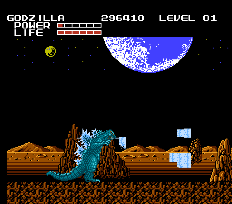 You can play as a dinosaur in Godzilla: Monster of Monsters.
