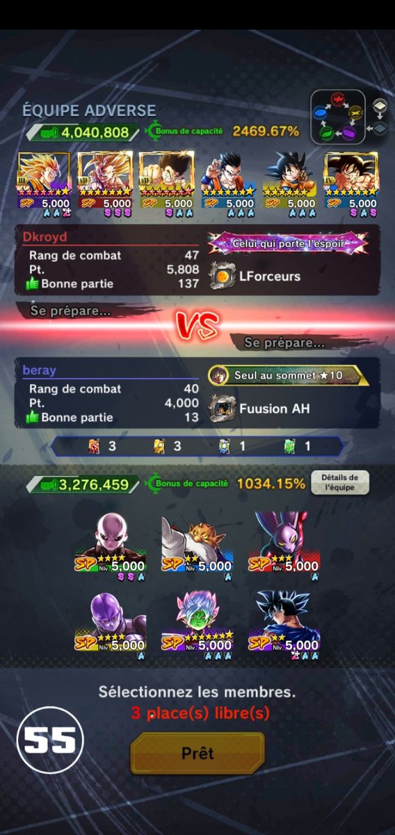 DogruBeray's tweet photo. Comme @SussucreYT le dit ce n est pas #dragonballlegends mais zenkai legends 

En plus je win 😝 https://t.co/4EZRe2PE6m
