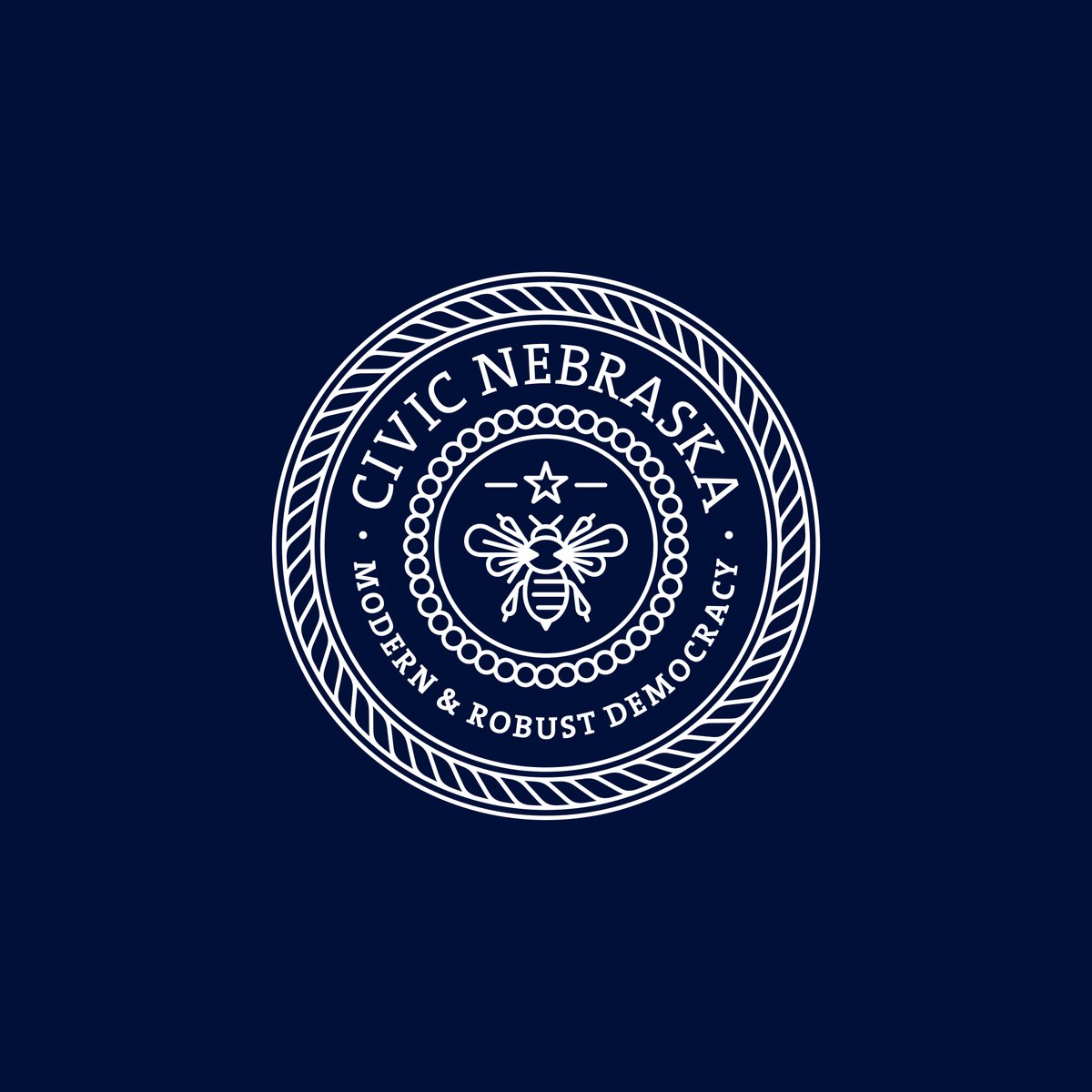 Oxide (@oxidedesign) on Twitter photo Portfolio: Logo for <a href="/CivicNE/">Civic Nebraska</a> featuring the official state insect. In nature, honeybee colonies function as democracies, making them the perfect symbol for the organization.
â
#logodesign #civicdesign #nebraska Portfolio: Logo for <a href="/CivicNE/">Civic Nebraska</a> featuring the official state insect. In nature, honeybee colonies function as democracies, making them the perfect symbol for the organization.
â
#logodesign #civicdesign #nebraska