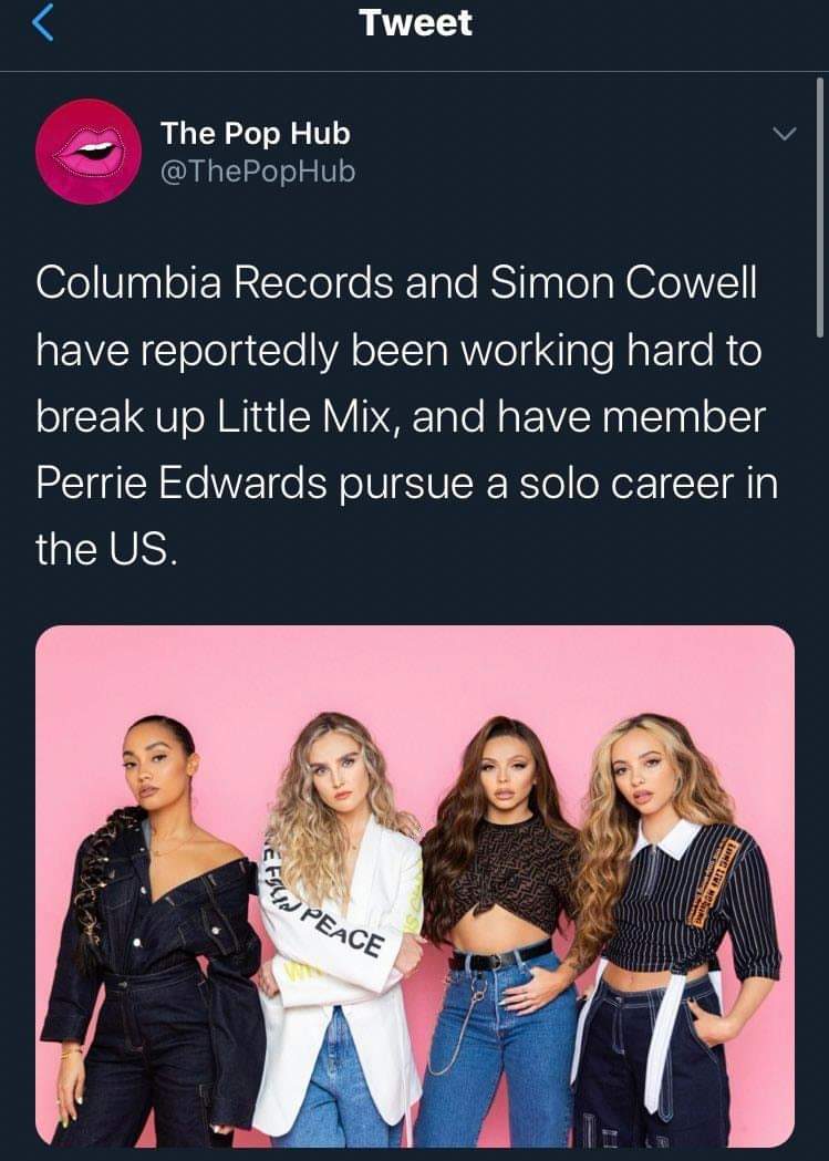 Helmiessouayed's tweet photo. They're doing the impossible to break little mix 😢💔
#RESPECTLITTLEMIX https://t.co/RtWCnXtPtl