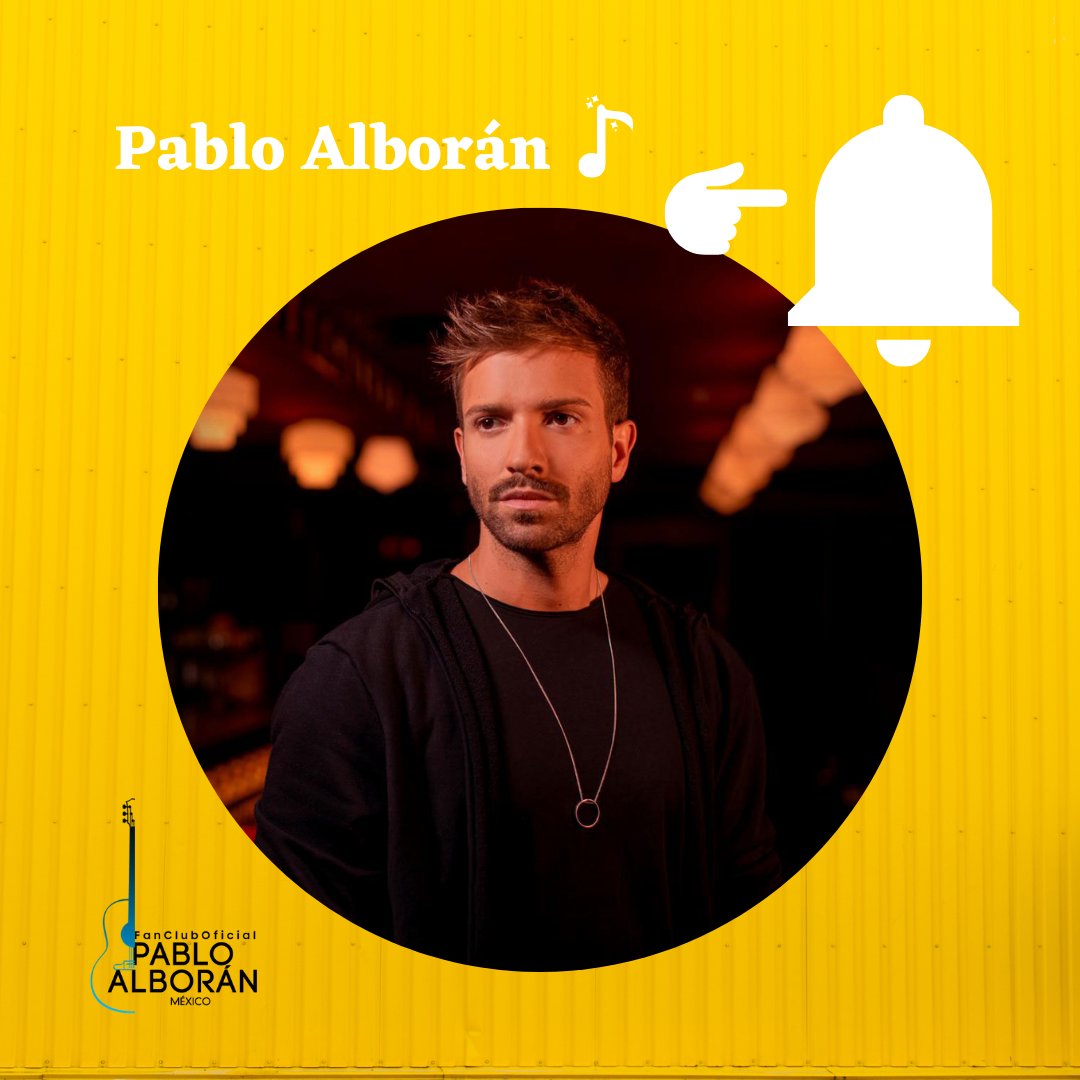 Y tú ya te suscribiste al canal oficial de <a href="/pabloalboran/">Pablo Alborán</a> en <a href="/youtube/">YouTube</a> , no lo pienses más y suscríbete, no olvides activar la campanita para recibir notificaciones…

youtube.com/channel/UCf3L_…