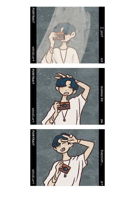 ɪ ᴊᴜꜱᴛ ᴡᴀɴɴᴀ ʙᴇ ʜᴀᴘᴘɪᴇʀ ~ ʙʟᴜᴇ ᴀɴᴅ ɢʀᴇʏ

#btsfanart  #Taehyung #BTSBE #BTSV 