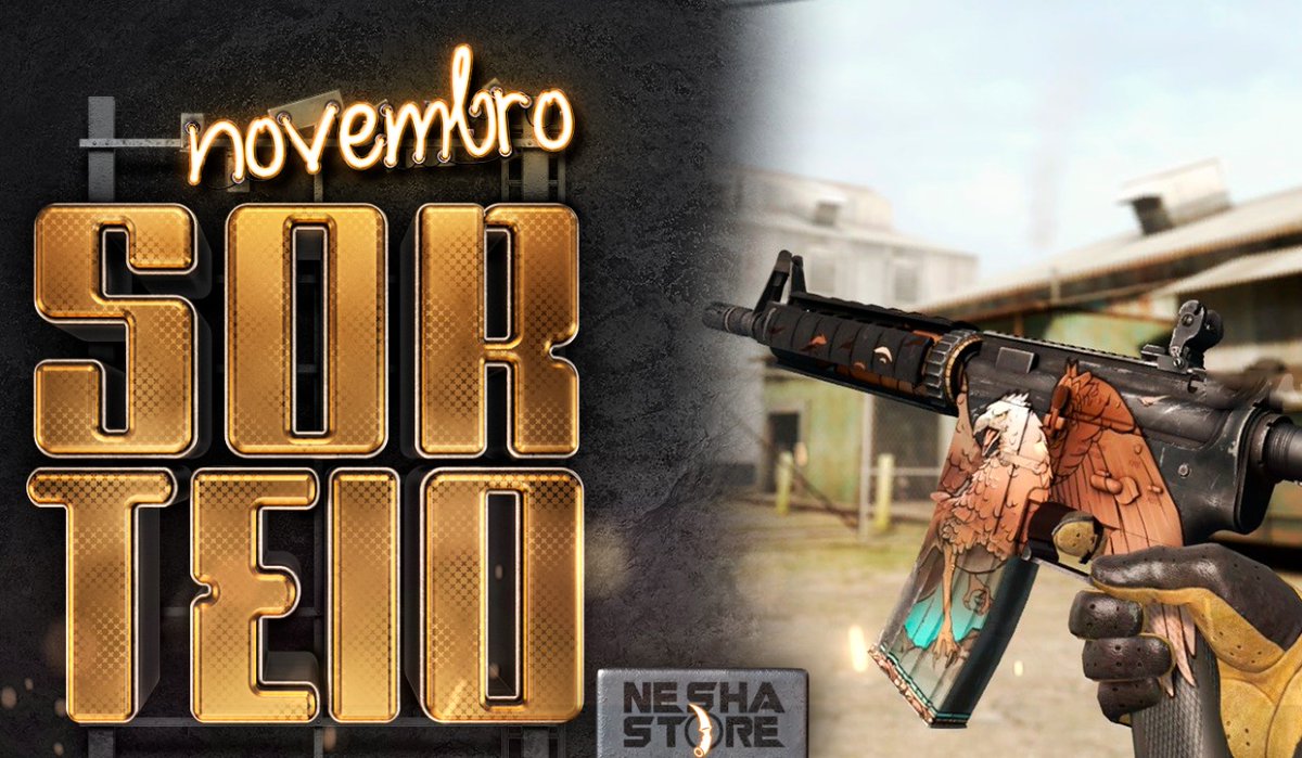 Neshastore's tweet photo. Resultado do sorteio mensal sai às 21h!
E quem der 🔁RT e ❤️Like nesse post vai concorrer a essa M4 Grifo!

Tá confiante brasileirinho? https://t.co/wBNTWgu3ur