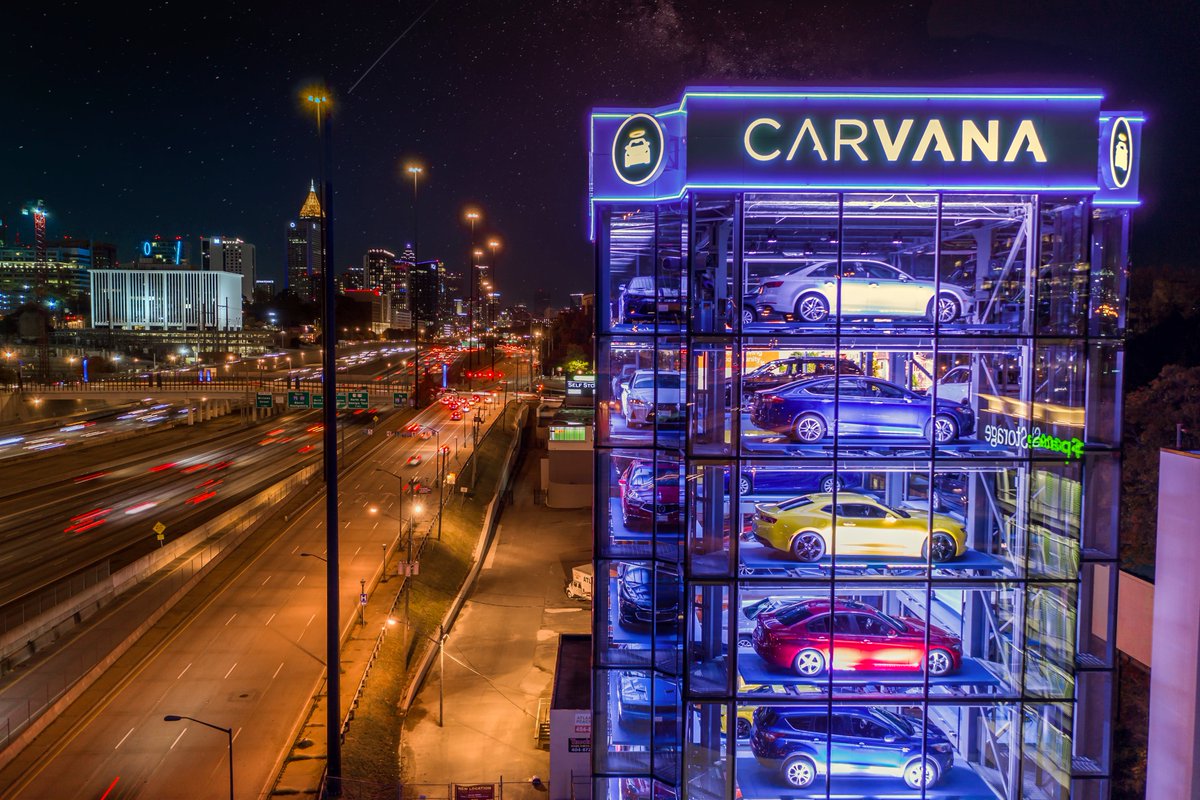 TheGeorgiaDrone's tweet photo. Carvana Vending Machine | Downtown Atlanta #carvana #aerial #drone https://t.co/kQz9SnotlJ