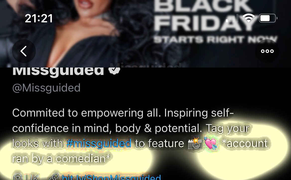 Gallagee's tweet photo. @Missguided Just noticed this absolute 👑😂 #giftme #MissguidedCyberMon #MissguidedCyberWrapParty #MissguidedNoticeMe https://t.co/mnzjNlzBgl