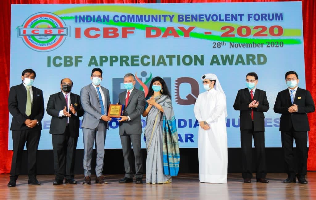 BejoyChacko's tweet photo. FINQ receiving  ICBF appreciation award on ICBF Day 2020. https://t.co/Z8YADO3W7G