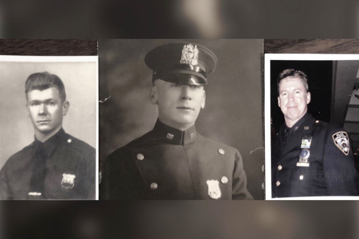 Third generation NYPD cop John McAuliffe hangs up his hat