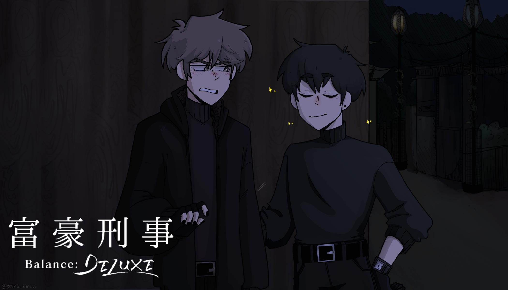 Daisuke pats Haru on the back.