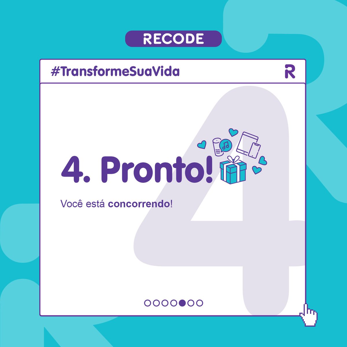 rederecode's tweet image. Participe da Trilha de Prêmios Recode! ✨
📲Inscreva-se em: recode.org.br/trilhadepremio…📲
#Recode25anos #empoderamentodigital #impactosocial #cursosgratuitos #cursosdetecnologia #tecnologia #ead