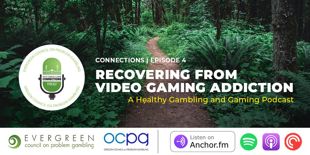 EvergreenCPG's tweet photo. A new #ConnectionsPodcast is out! Hosts @julhynes and @TanaRWSCGC interview Jon about his road to #recovery from #VideoGamingAddiction. https://t.co/YSROEXndHz https://t.co/M4T40fBT5v