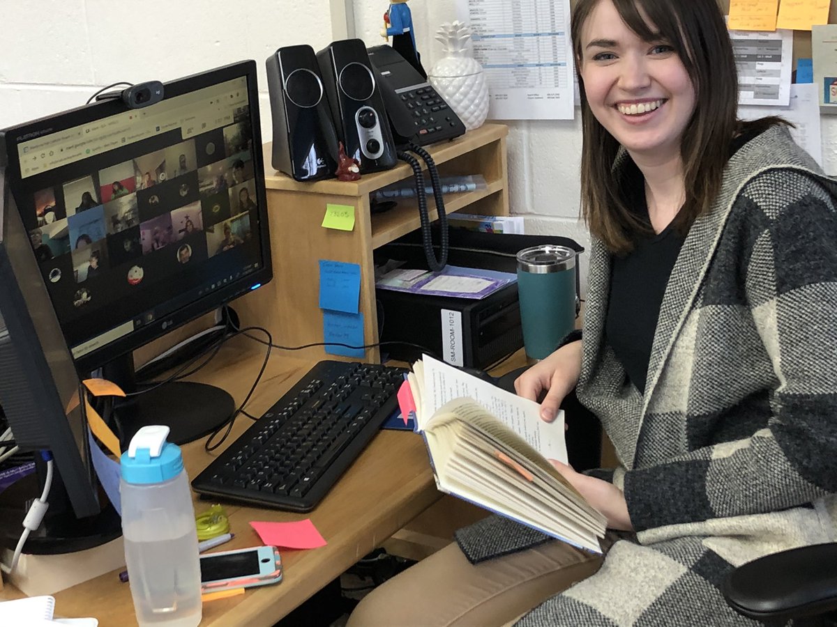 StMarys_MH's tweet photo. Online learning started today and went well with a few speed bumps. Many of the teachers are having to be learners today!  #onlinelearning #wearemhcbe #pandemic2020 https://t.co/hfnBnYZdFG