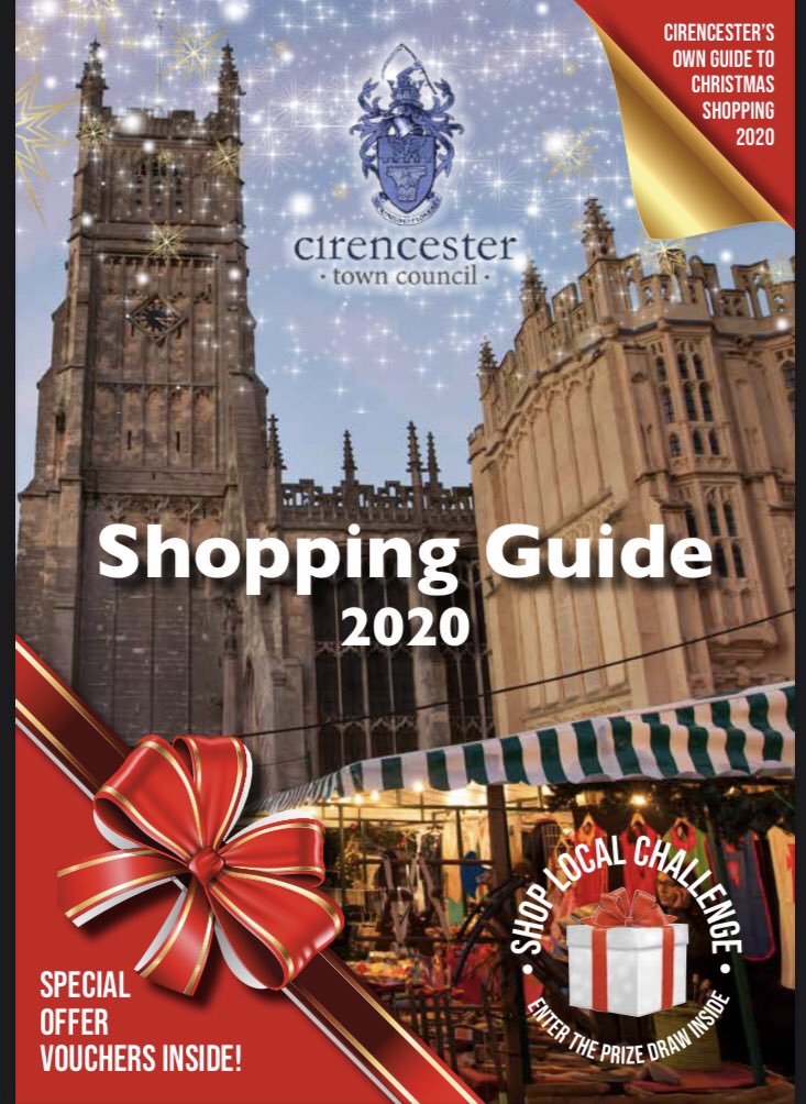 CirenTC's tweet image. With all shops opening on the 2nd December, this is your chance to support local businesses. Check out our shopping guide for shop listings, maps, special offers and the Shop Local Challenge grid &amp;amp; chance to win!  bit.ly/2HN6D8N #shopcirencester #shoplocal