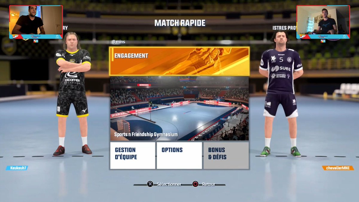 IstresHB's tweet photo. Et biiim @sevaljevic22 a eu notre revanche face à @TeamChambe en gagnant 1️⃣2️⃣-7️⃣ sur Handball 21 👊 https://t.co/gfyPaW2xiP