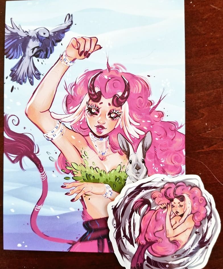 MegglesArt's tweet photo. Today is the last day to sign up and get these rewards!
Your support means the world to me as I transition into fulltime artist! 
You won't be charged till the first of the month which is tomorrow and shipping is free worldwide!
https://t.co/S1ayZHgYLd https://t.co/mLIUjc98i9