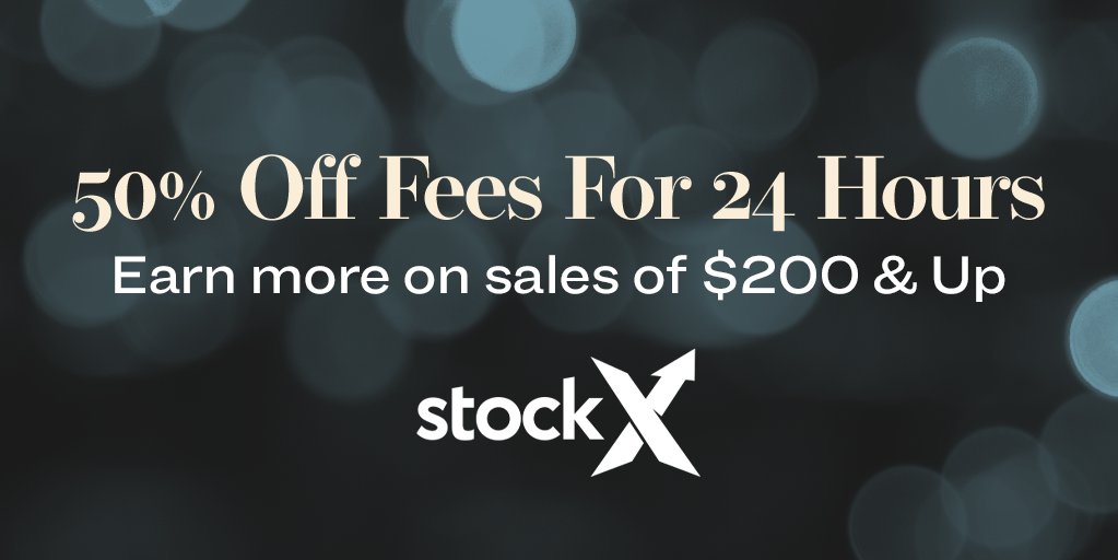 Got a stash to sell? <a href="/stockx/">StockX</a> has 50% off seller fees for Cyber Monday. Ends today at Midnight!

ow.ly/LNYe50CyJuX