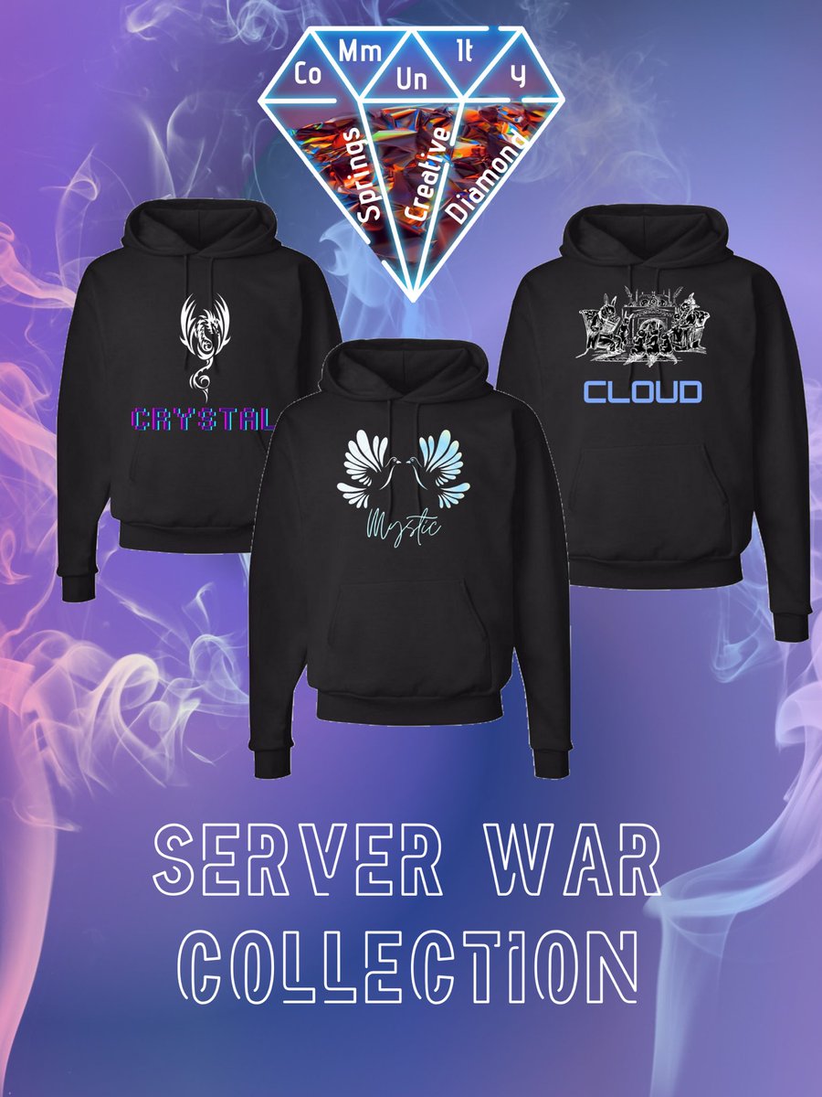 SDiamondStore's tweet photo. Our latest collection introduces our server faction teams! Available Now for $25!! Message if you want one #Diamonds #Hoodie #Xbox #War #Minecraft #MinecraftWar #MinecraftGaming #community #MinecraftRealm https://t.co/lFgPlUeCvA