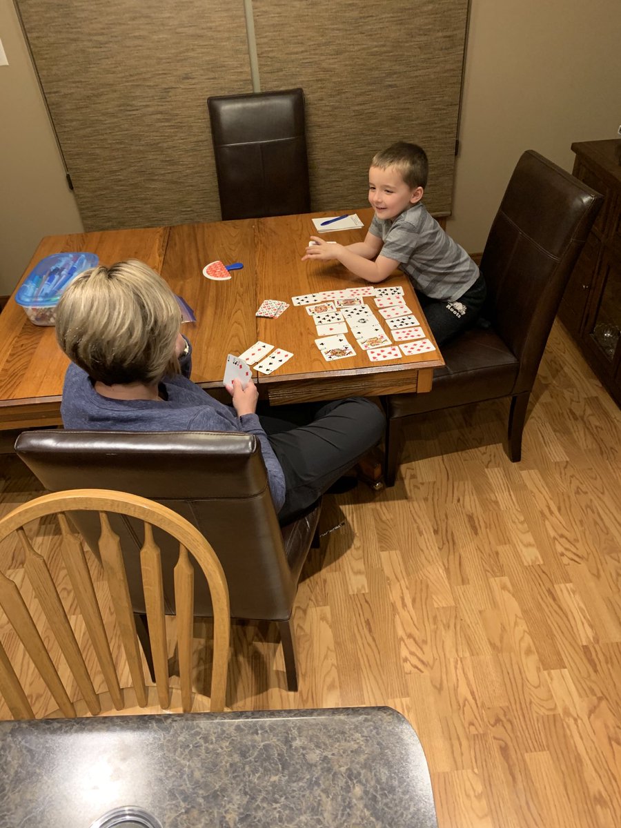Rickcookfive's tweet image. Looks like someone is a natural at Go Fish.