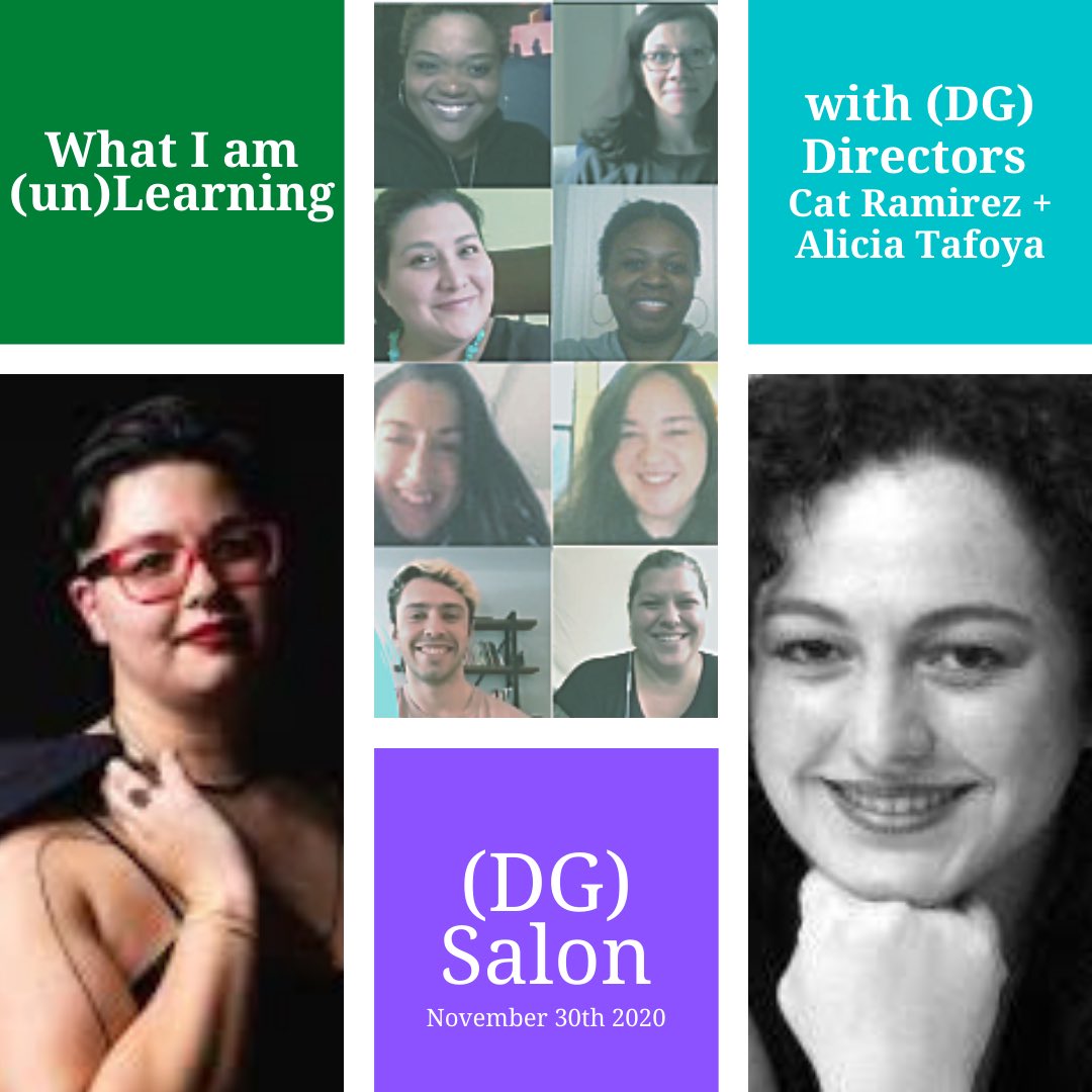 DirectorsGather's tweet photo. Tonight! 6pm-7:30pm EST #WeGather #DGSalon for #DGMembers - interested in becoming a member and joining our regional theatre director-centric community + conversation? https://t.co/aiYdWi05R3 https://t.co/jIGQ5KkgPz