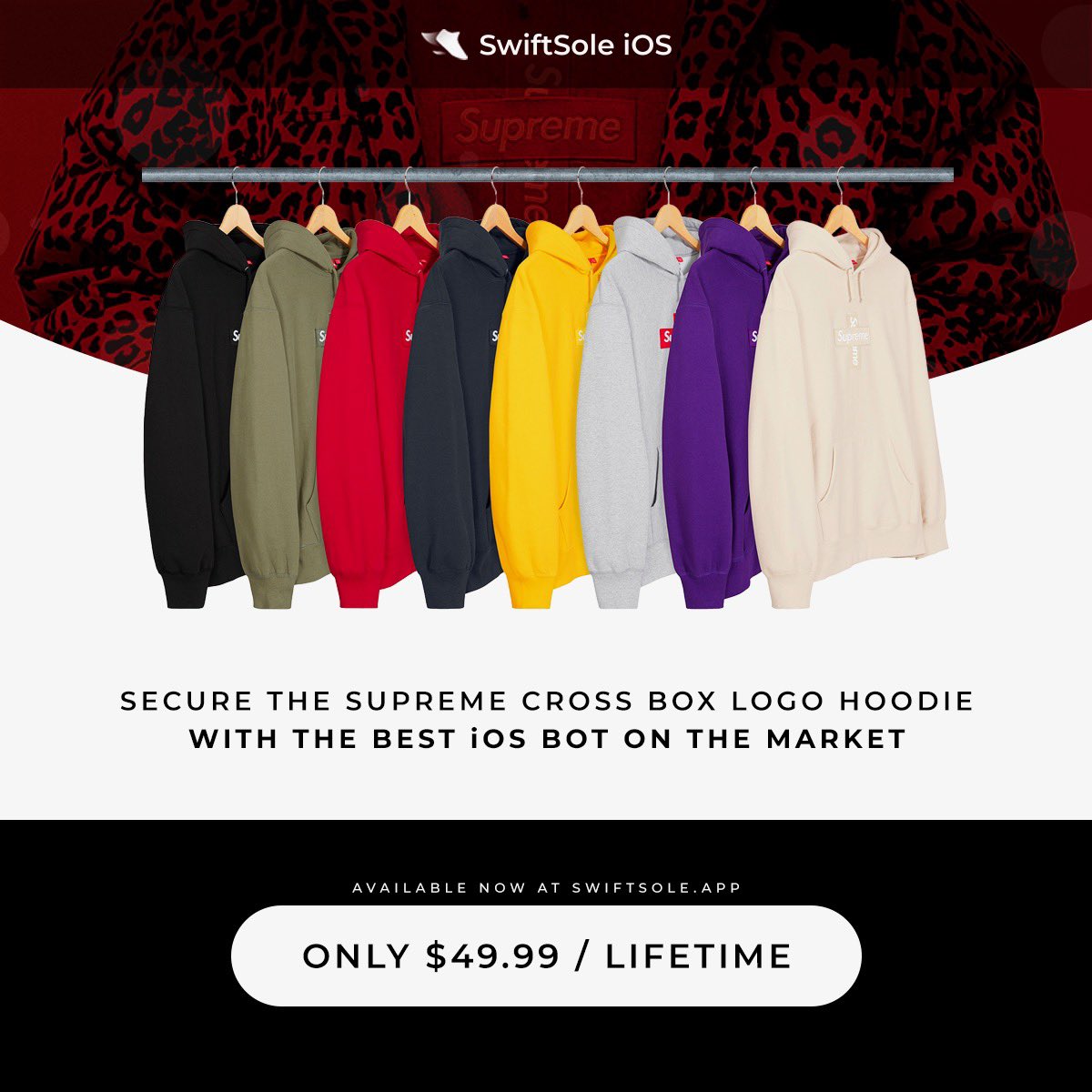 DropsByJay's tweet photo. The HIGHLY anticipated BOXLOGO drop is coming December 3rd - are you ready? Improve your chances of securing your BOGO now with SwiftSole iOS for only $49.99 for a LIFETIME copy! 🔥🔥

Purchase here:
https://t.co/Q2Z5nk0NCy https://t.co/smcGF7hytV
