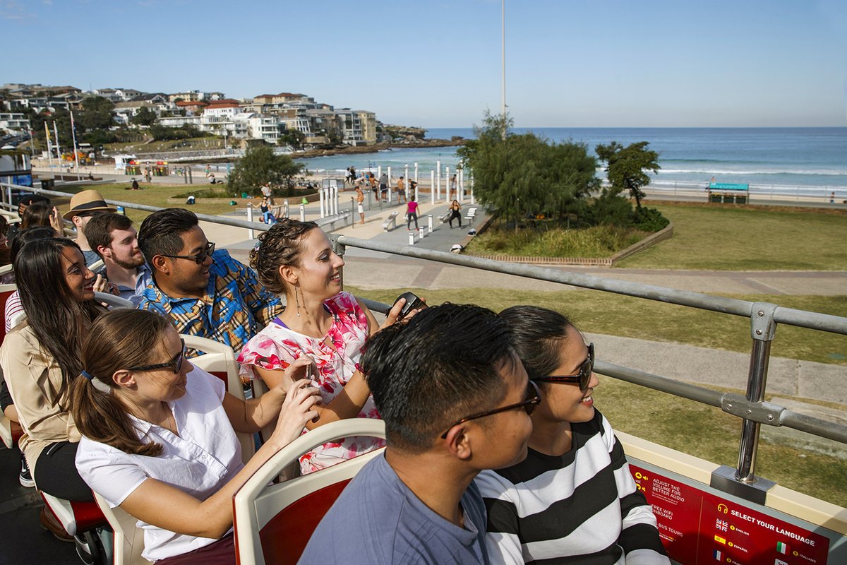 BigBusSydney's tweet photo. Discover &amp; Explore Bondi Beach with Big Bus Sydney hop-on hop-off sightseeing tour. Over 30 stops, recorded commentary in 8 languages, live bus tracker and lots of fun!
https://t.co/BVMiBAjJ7z
#Sydney #Bondi #Tour #thingstodo #ilovesydney #staycation #travel https://t.co/DAFmx0JoZ8