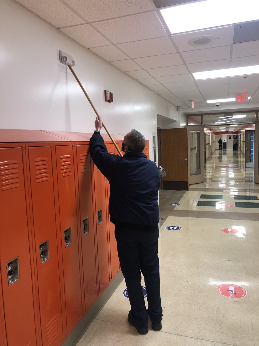 Last week while your children were at home, members of the Cornbelt Fire Protection District spent time with employees from the school district and representatives from the regional office of education to  perform annual life safety inspections of all public schools in Mahomet.