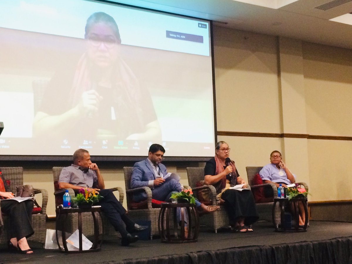 We’ve seen in many Pacific Island countries, however, the #collectiverights of #indigenous peoples are not recognised. State or business entities often undertake projects, without obtaining indigenous peoples’ free, prior and informed #consent- Emeline Ilolahia. #1stRegionalForum