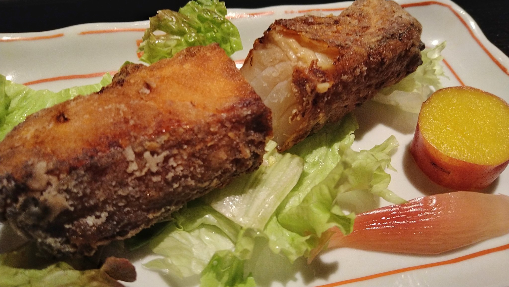 ていぞう スペシャル日替わり膳 メインは メルルーサの唐揚げ 白身魚のメルルーサは唐揚げでもさっぱり フィレオフィッシュや白身魚フライの魚だが 身厚でほっくり 小さな盛り蕎麦も付いてお得な御膳 溝の口の割烹料理店 古今 溝の口 ランチ