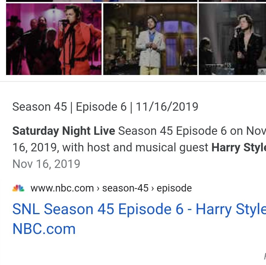 November 16th  2019 Harry hosts SNL.. EUPHORIA EPISODE AIRED JUNE 30TH. Keep this info on your mind .