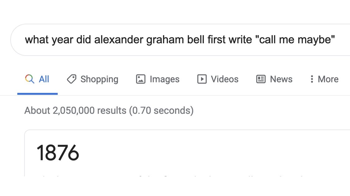 I like this one because it’s wrong in two totally separate ways