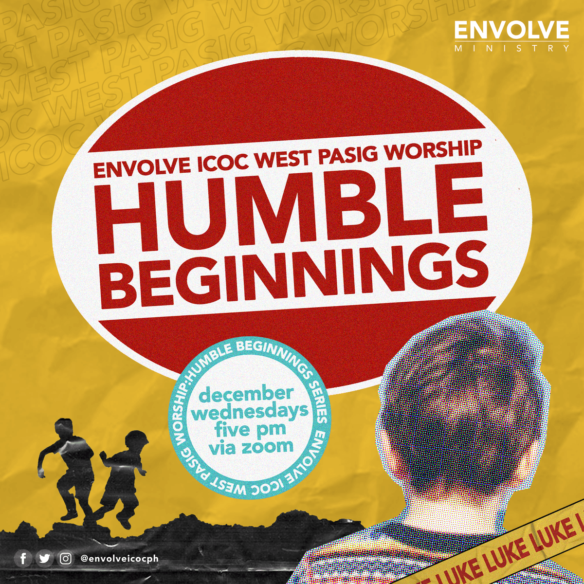 envolveicocph's tweet photo. Every end is a new beginning. 😌✨

Join the Envolve West Pasig Worship with their year-ender series: Humble Beginnings: Luke Series! Catch them every Wednesday of December at 5PM on Zoom.

See you there!

#ENVOLVEPH #ICOCPhilippines #ICOC
#EnvolveMeets https://t.co/pc1kz87bkO