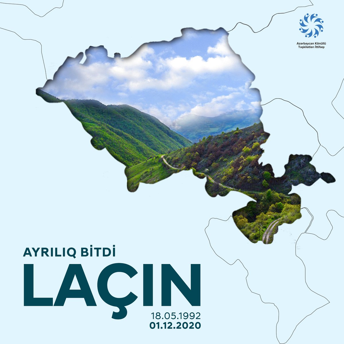 konullu_aze's tweet image. 🇦🇿Azərbaycan Ordusunun bölmələri Laçın rayonuna daxil olub.
Əziz Laçın, sən azadsan! Biz qayıtdıq!❤️

1̶8̶.̶0̶5̶.̶1̶9̶9̶2̶ ❎
𝟬𝟭.𝟭𝟮.𝟮𝟬𝟮𝟬 ✔️

#Qələbə #LaçınBizimdir #QarabağAzərbaycandır #MüzəffərAliBaşKomandan 
#BizSizinləGüclüyük
#AzərbaycanOrdusu