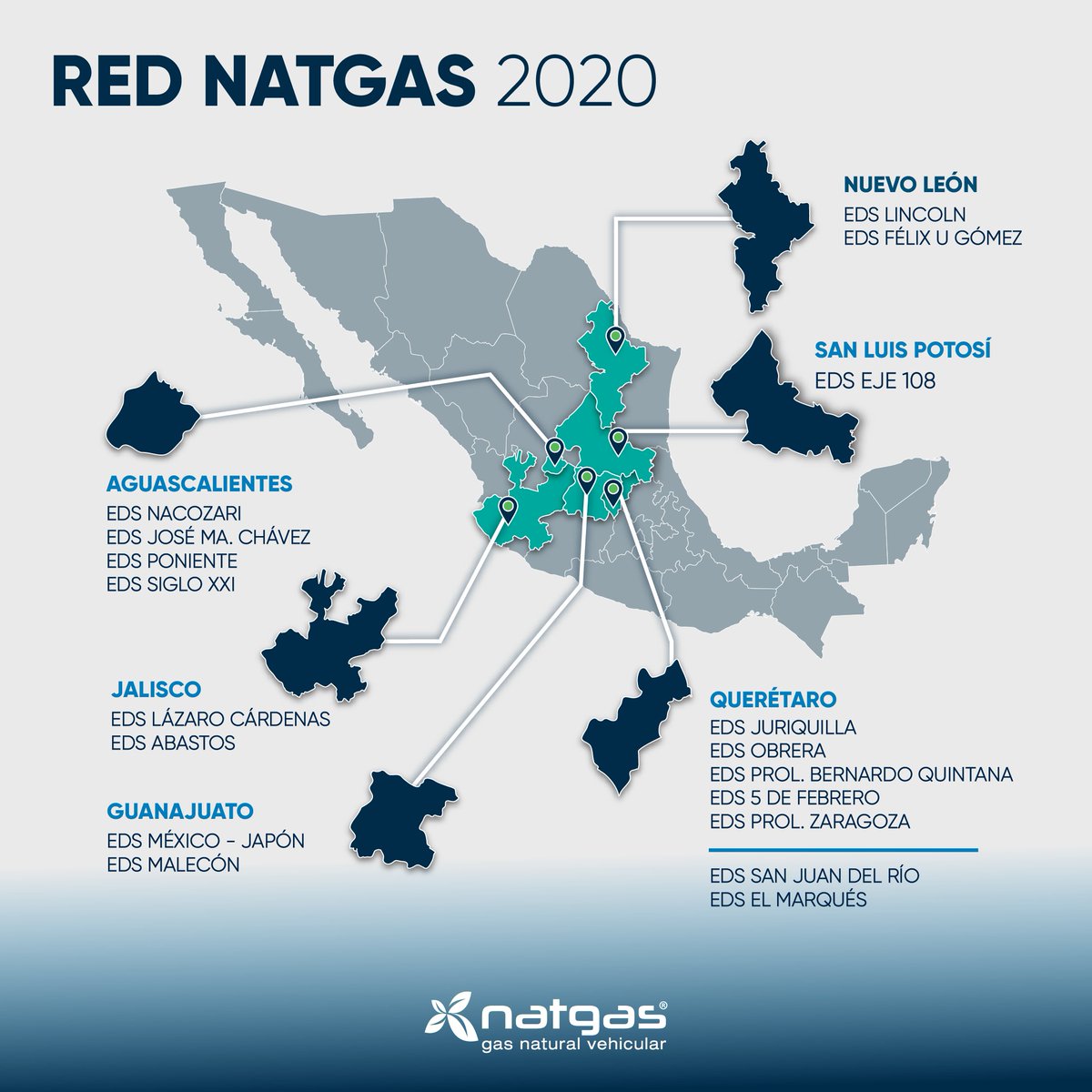 Una estación Natgas cerca de ti 🚘🌿 
Te esperamos las 24 horas ⏰✅