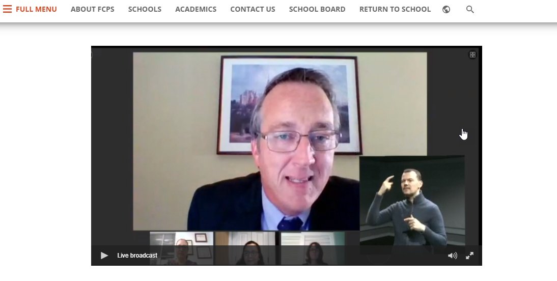 Estoy muy orgulloso de <a href="/FCPSSupt/">fcpssupt</a> y <a href="/fcpsnews/">Fairfax Schools 🌟</a> por ofrecer esta reunion "Town Hall" en español. Gracias, @leona_smith3 @KDaugherty29 <a href="/cvanderhye/">Cecilia Vanderhye</a>