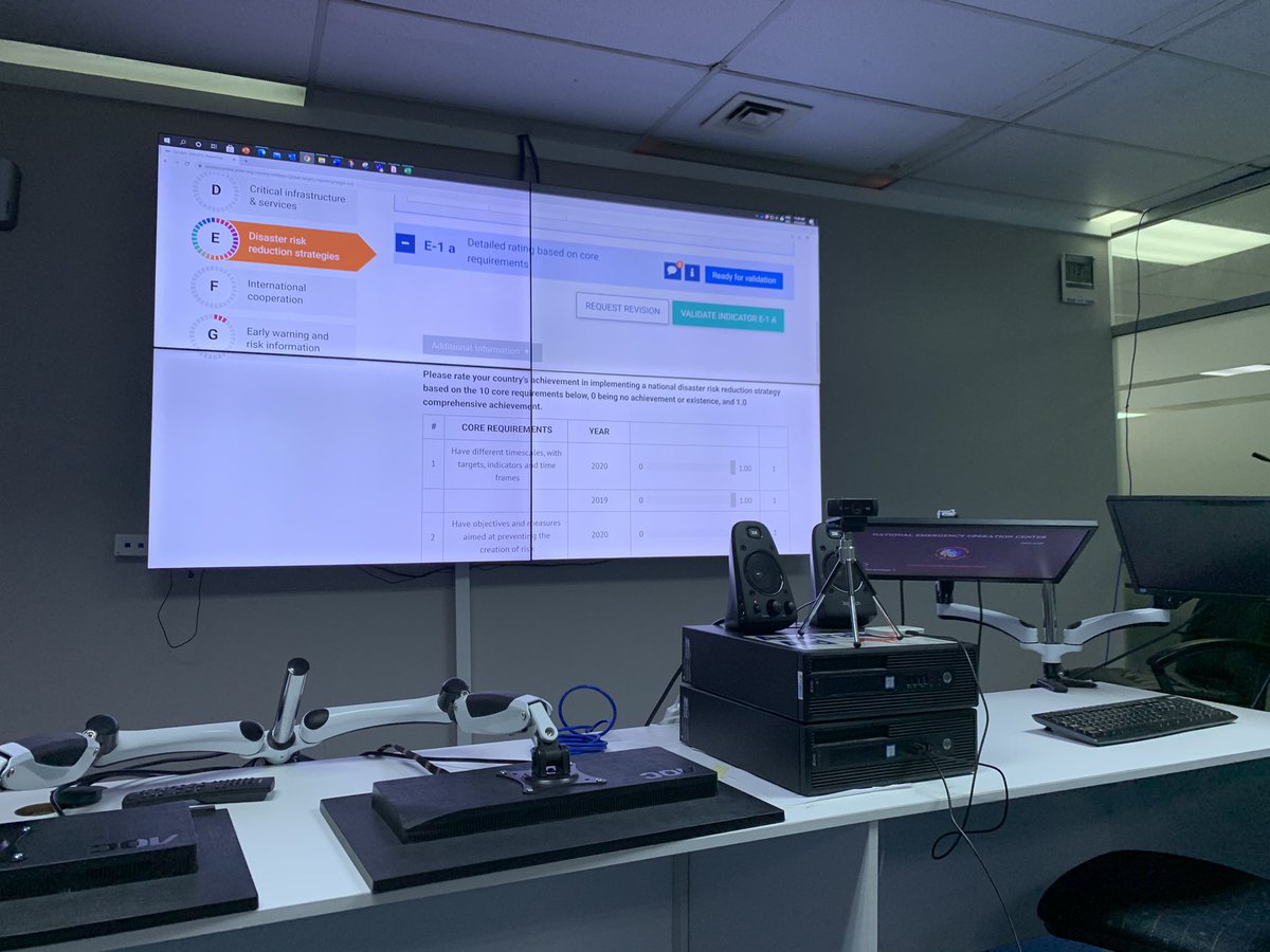 tamobhid's tweet photo. @FijiNDMO takes lead as @SokoVasiti validates target “E” data for 2020 becoming the first country to validate this target on the SFM @UNDRR_AsiaPac https://t.co/LU65TvmRZw