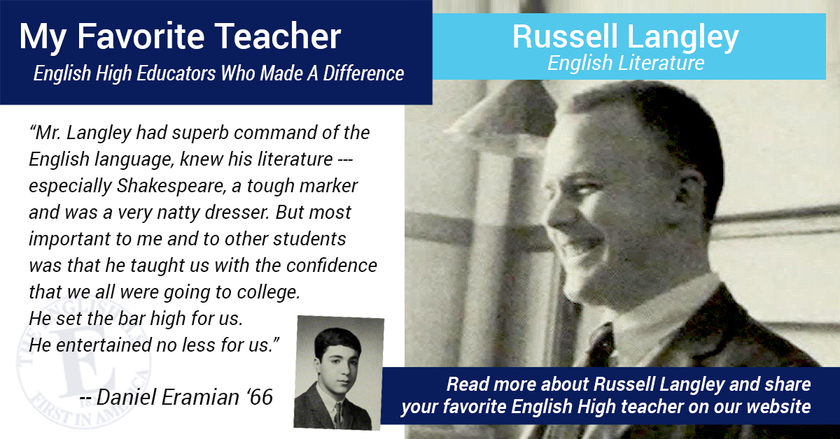 The English High School Alumni Association tweet media