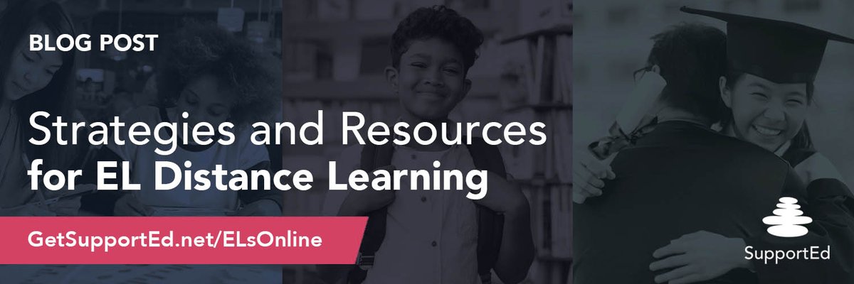 Our #blogpost featuring guest author &amp; online #ELL educator Dr. Eugenia Krimmel explores strategies and resources for teaching #K12 #ELLs in a #DistanceLearning environment. Learn more ➤➤ GetSupportEd.net/ELsOnline #ELLchat #Advocacy4ELs