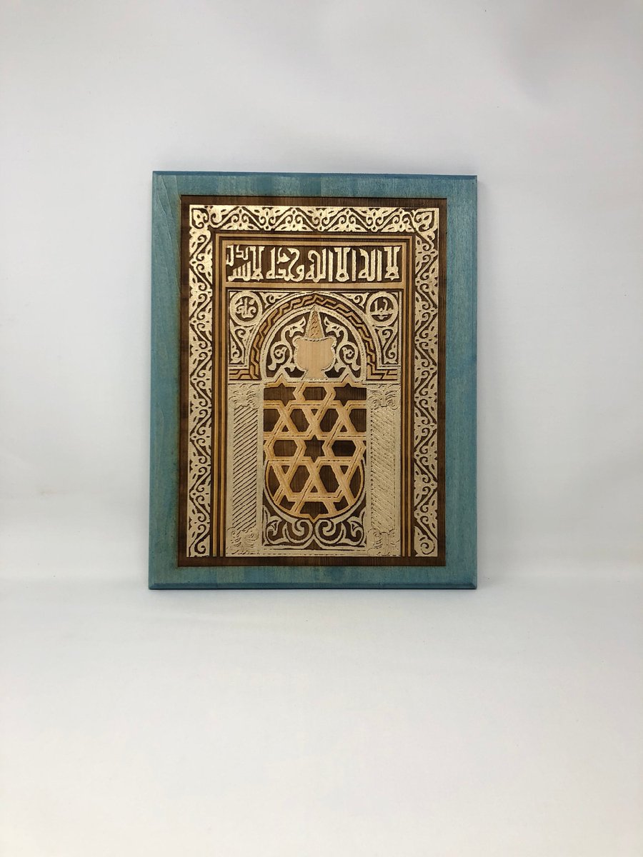 TheArabesque's tweet photo. #MedievalIslamicArt #TheArabesque The Arabesque® 11" x 14" Wooden Wall Art: Sky blue and Gold Wooden Plaque with Engraved Fatimid Al-Aqmar Mosque Window Design Motif
https://t.co/BPTdmBRRVL https://t.co/5KaZ2em38L