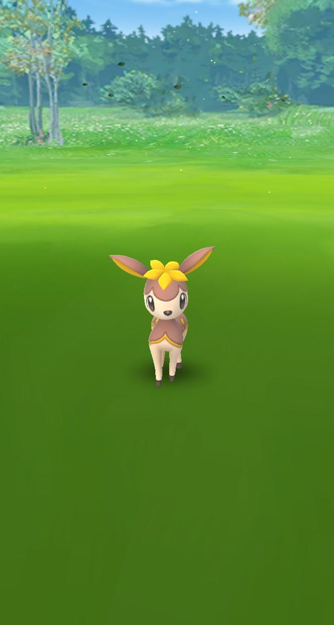 玊風 冬シキジカとニャスパー早速ゲット 冬メブキジカやっぱめっちゃすこ ポケモンgo T Co Rznw1rsbex Twitter