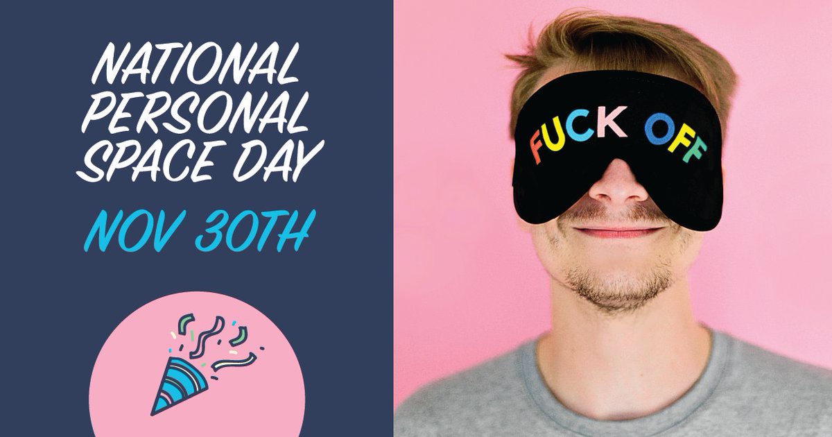 HolidayPartyPod's tweet photo. HAPPY NATIONAL PERSONAL SPACE DAY! Today we're partying with @mrmadamadam!!

#NationalPersonalSpaceDay #PersonalSpaceDay #AvoidPeopleForever #LeaveMeAlone #PolarBearsWouldEatYou #FuckOff #YesPolarBearsWouldEatYou #GiveSpacePeachButNotGoodPeach 🍑

https://t.co/8ZkIJSIgpL https://t.co/Y8uf1hq2ND