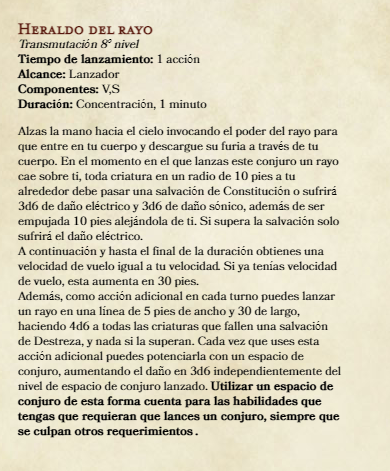 SentoTM's tweet photo. Día 30: Volar. Un conjuro de alto nivel para aquellos que les mola ser Tormenta. #dnd5e #rolvember20 https://t.co/FJyNSB5tER