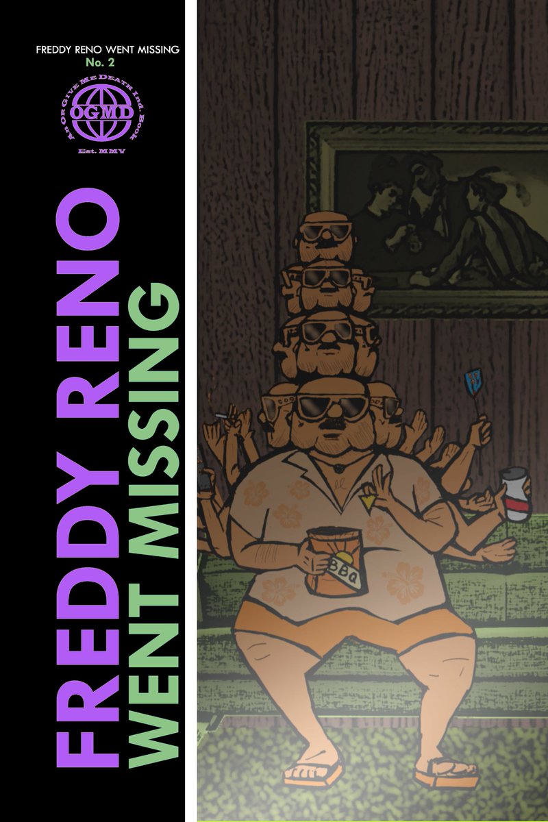 DonMPatterson's tweet photo. Discover the mystery of the Llama Fish in the next Freddy Reno Went Missing.  Chapter 2 coming soon.

#indiecomics #comics #goldfish #pulp #yachtnoir #art #comicbooks #fancyfish https://t.co/P6j83TMMwE