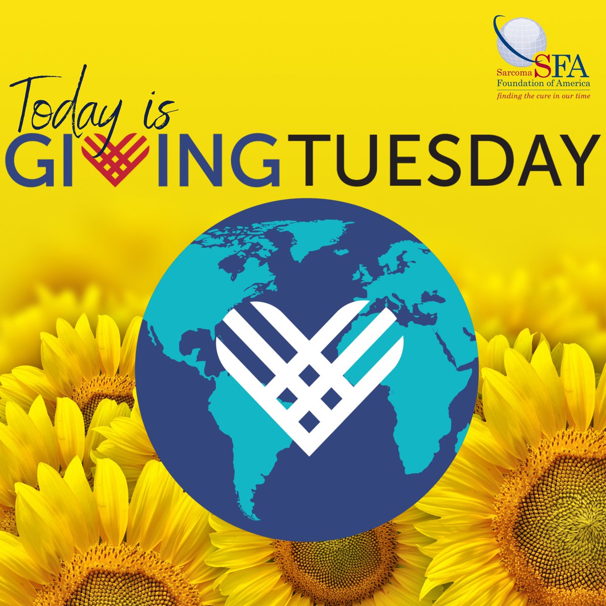 CureSarcoma's tweet photo. Our goal of $33,478 will provide needed funds to support vital research necessary to find lifesaving treatments for sarcoma patients. If our goal is met, SFA will award a research grant named SFA GivingTuesday in honor of those who support this initiative.
https://t.co/cHywaDFN5p https://t.co/9PE658jhRW