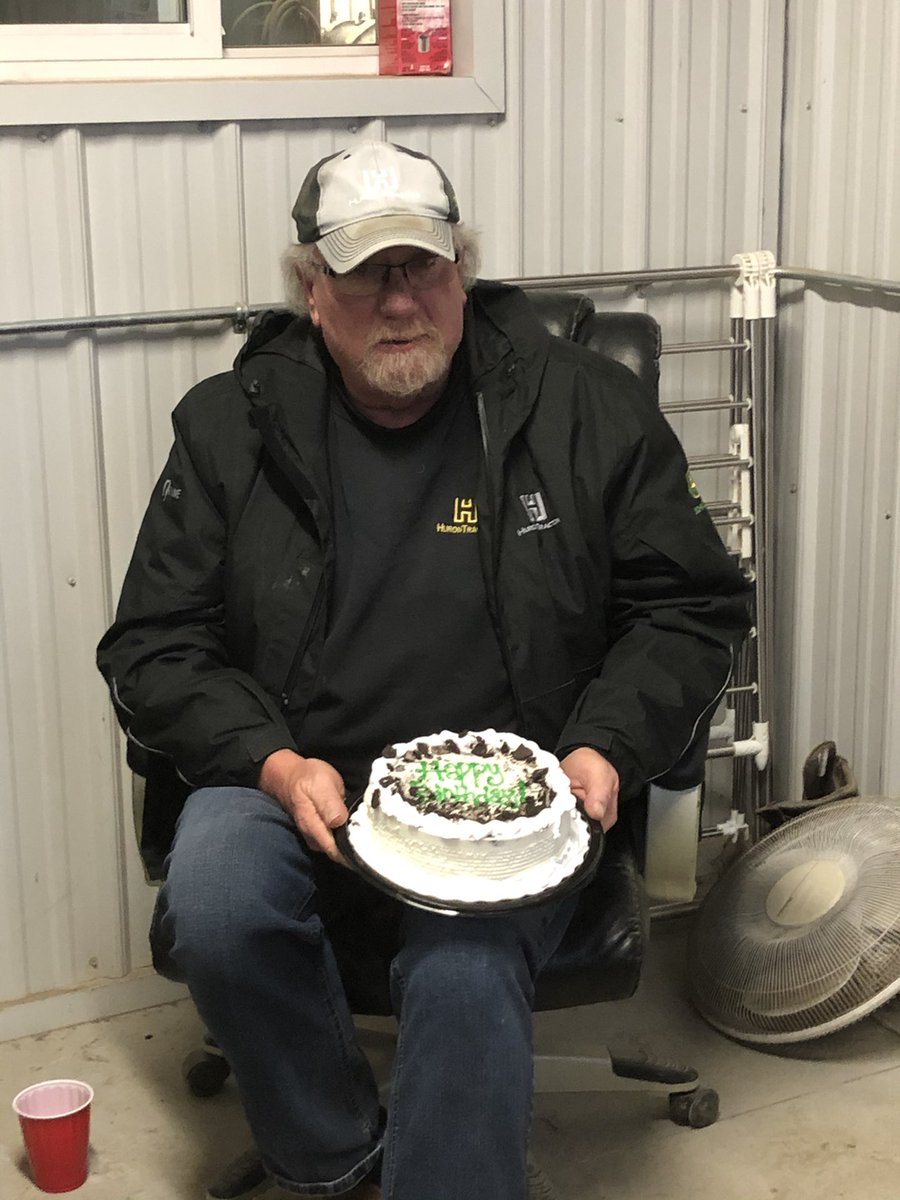 Enjoying a special birthday celebration with Willie today,
Bought our first green thresher from this guy almost 30 years ago! Still as sharp as ever