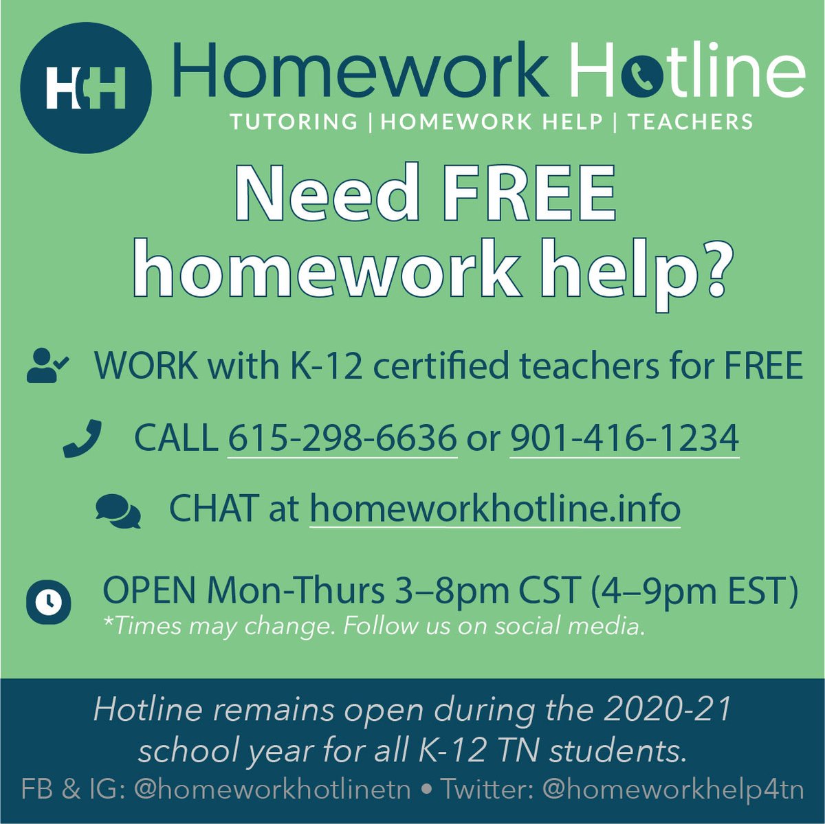 homework help hotline atlanta