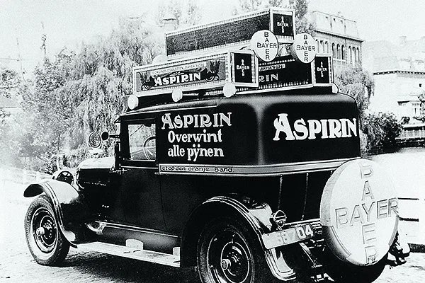 In a landmark effort in 1897, German chemist Felix Hoffmann found a new way of adding acetyl group to salicylic acid. Bayer patented the process and marketed the new drug extensively. “ASA” would go on to become one of the best selling medications of all time./14