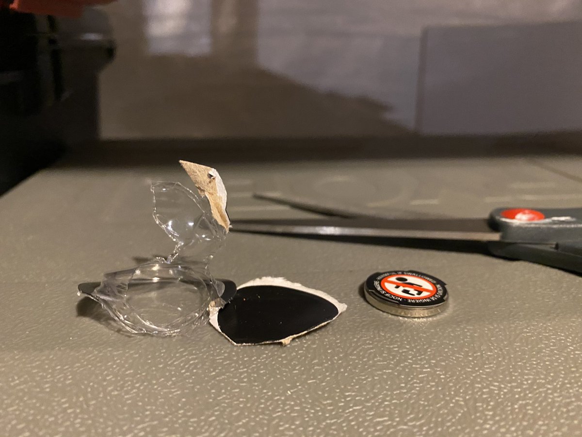 Ordinarily, hard to open packing is super annoying. However, struggling this much to get to a button battery was a bit reassuring.