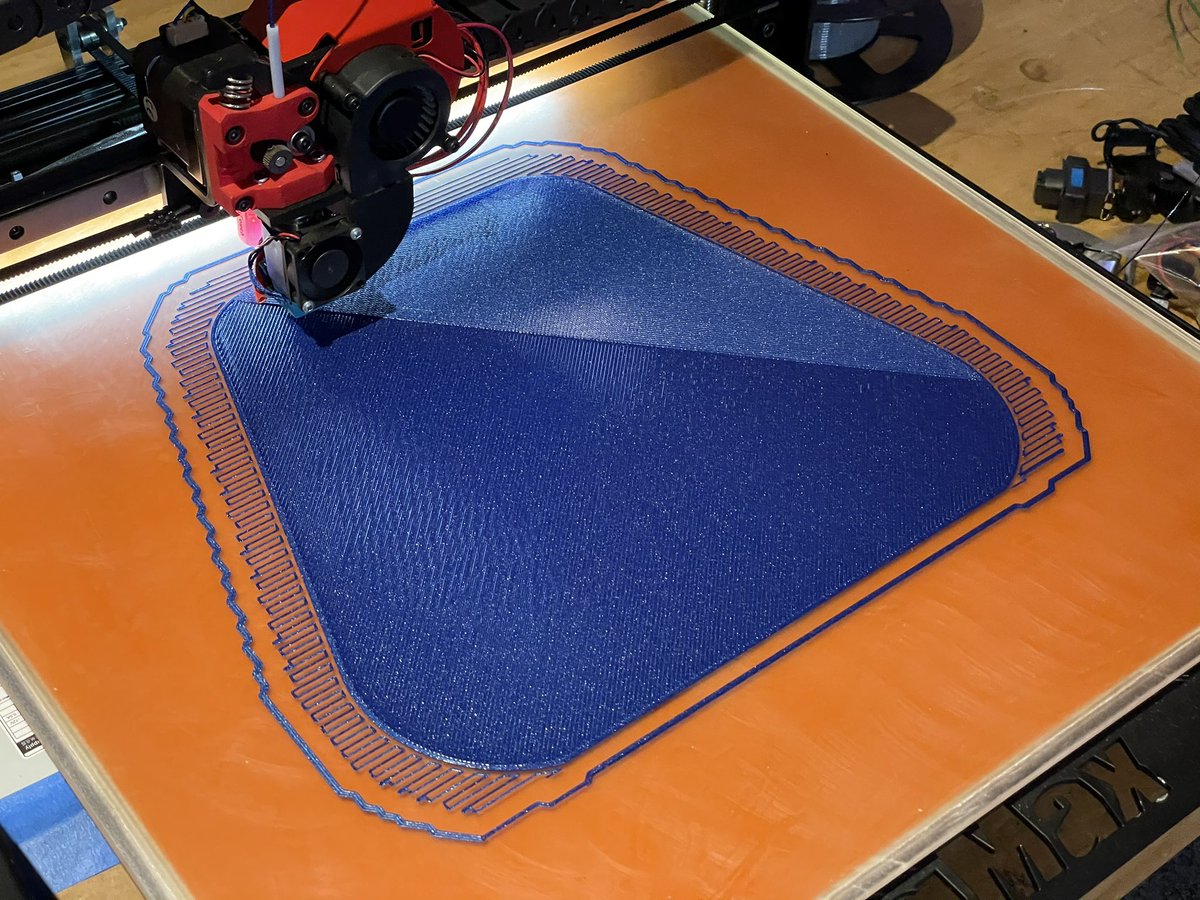 0.3mm layers of <a href="/FilamentOne/">FilamentOne</a> PLA on the <a href="/gCreate3D/">gCreate</a> gMax 2 for a fun project. See you in 7 days. Fingers crossed.